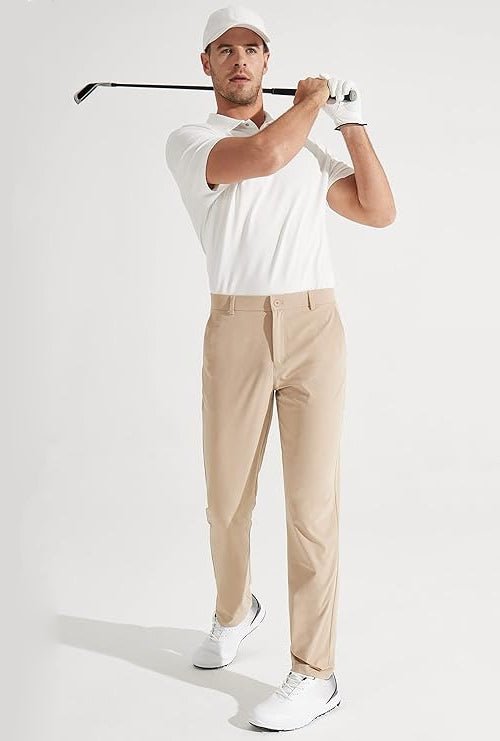 Men's Slim Fit Golf Chino Trousers
