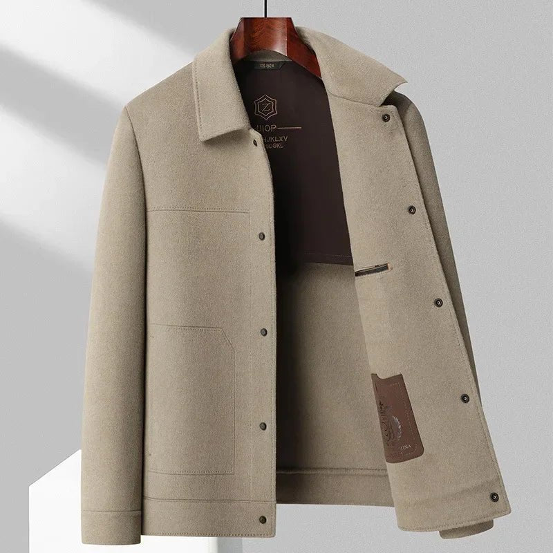 Men's Wool Jacket - Beige