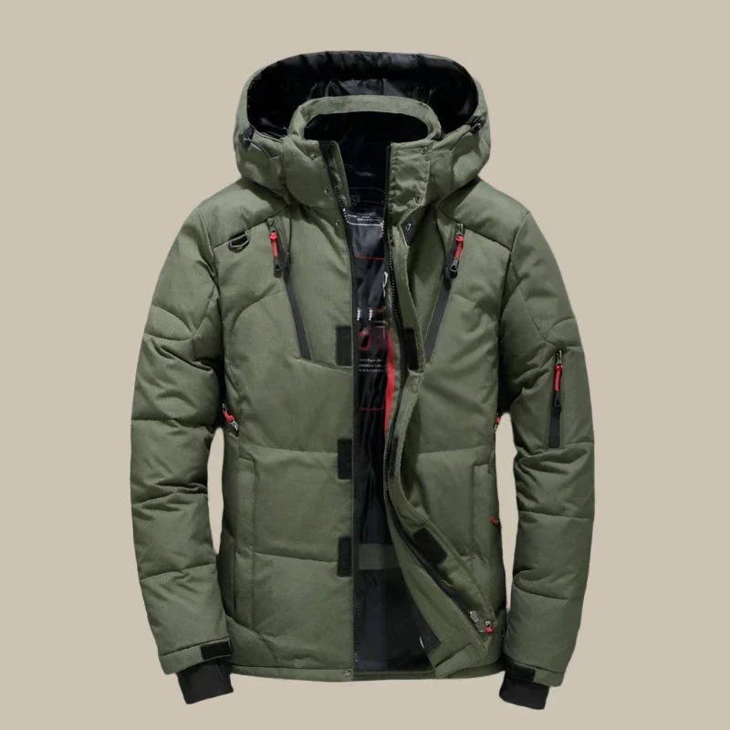Men's Puffer Jacket - Green