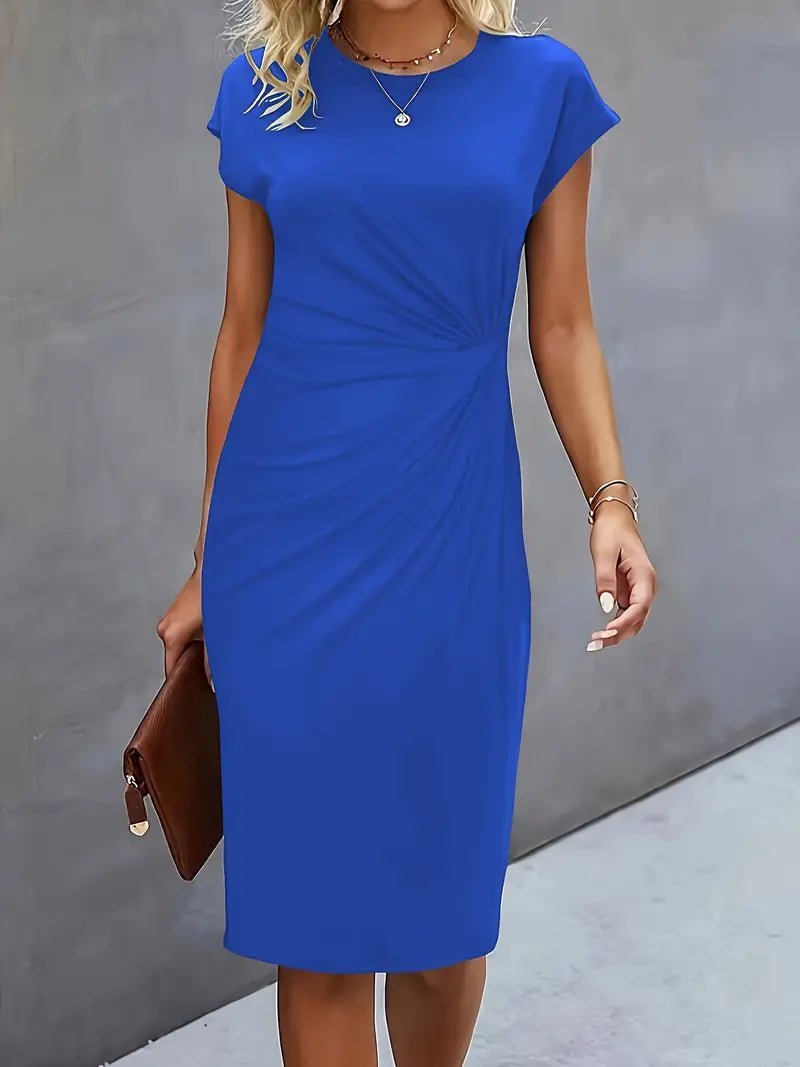 Women's Bodycon Midi Dress - Blue