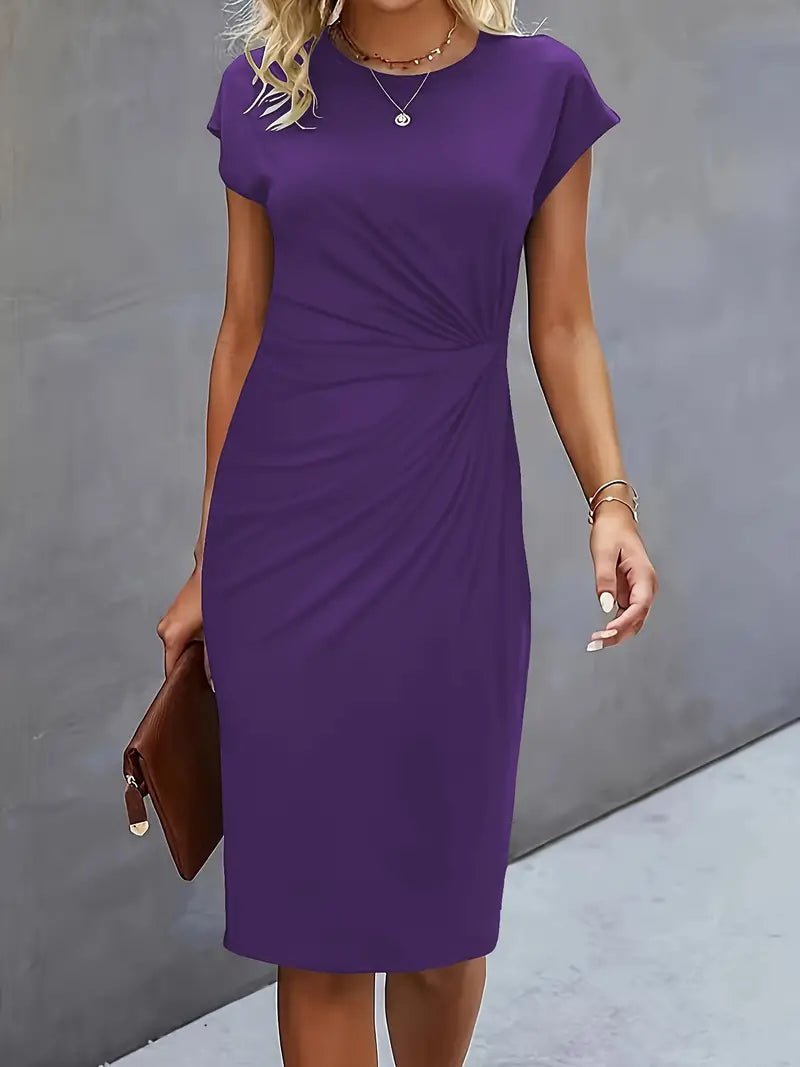 Women's Bodycon Midi Dress - Violet