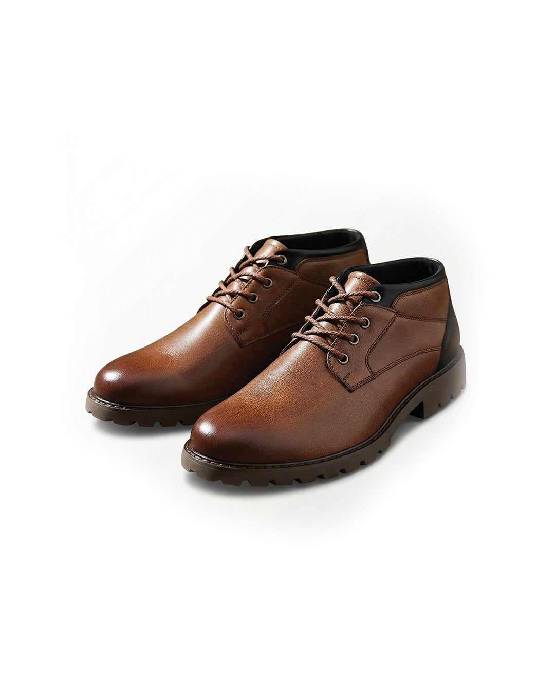 Men's Leather Chukka Boots - Brown