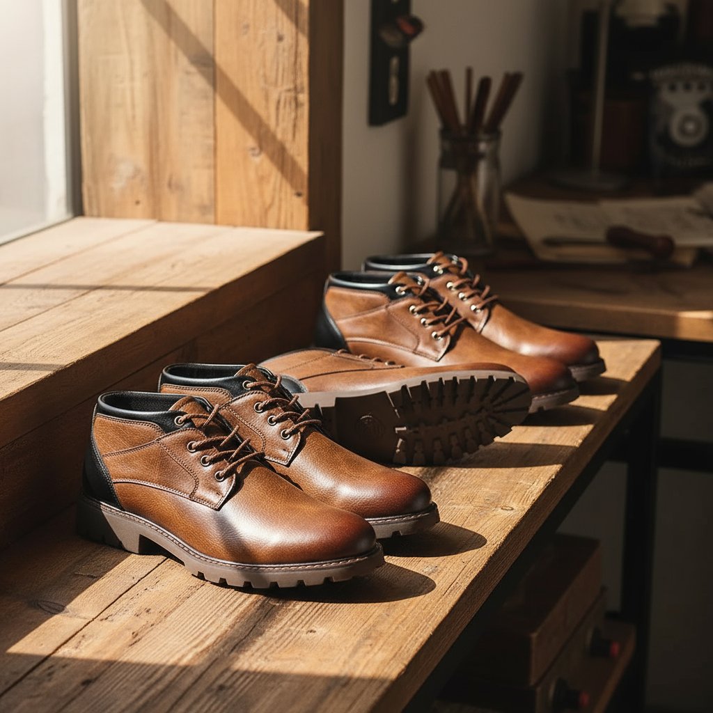 Men's Leather Chukka Boots
