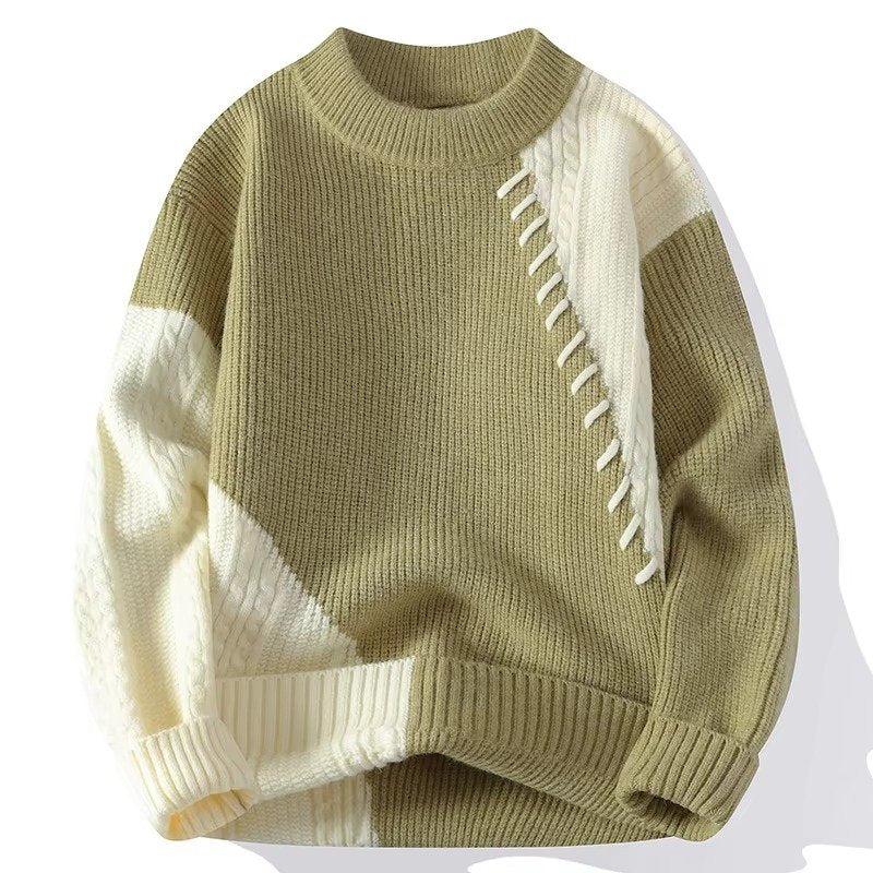 Men's Oversized Knit Jumper - Green