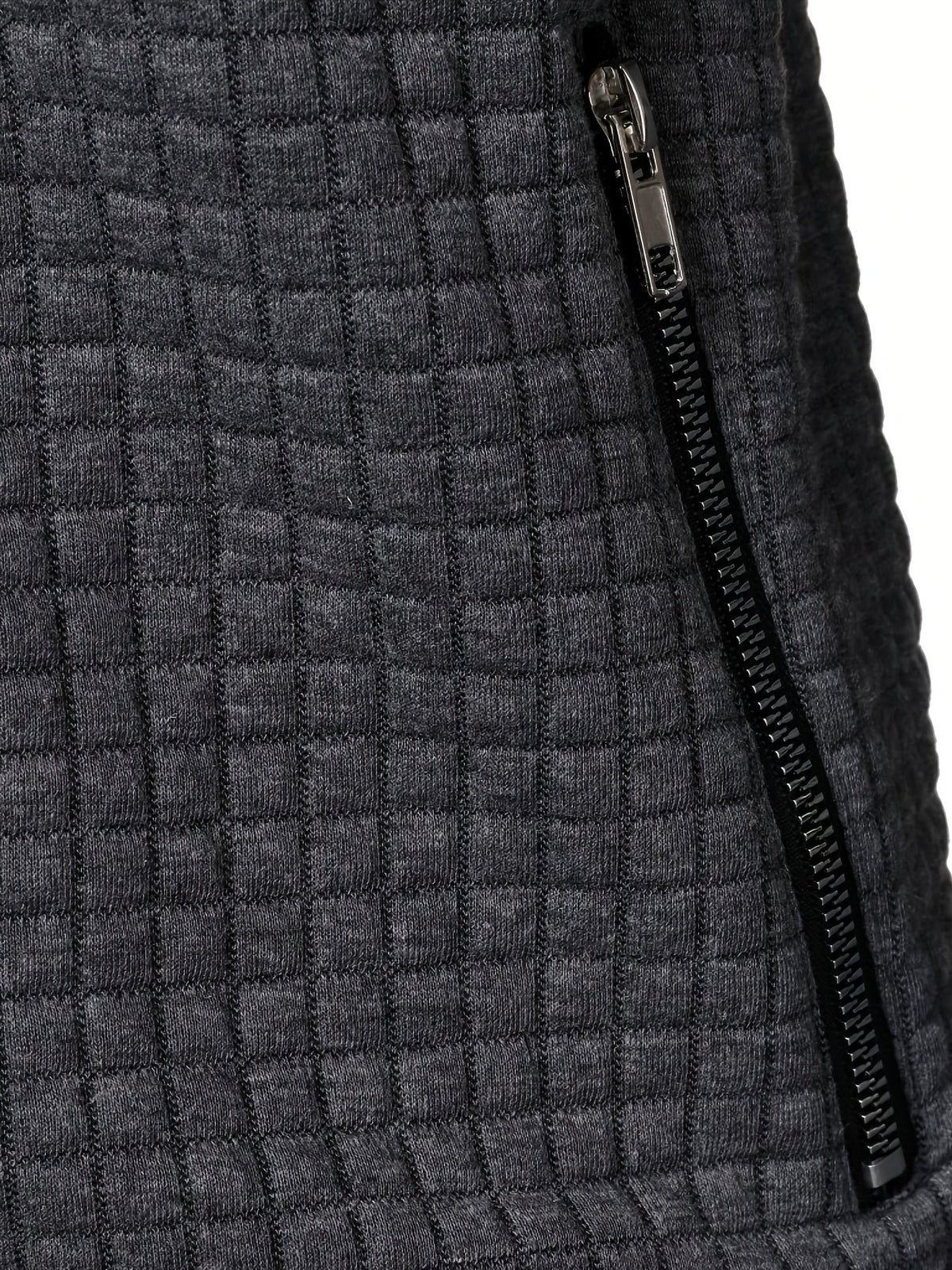 Men's Quilted Zip-Up Bomber Jacket