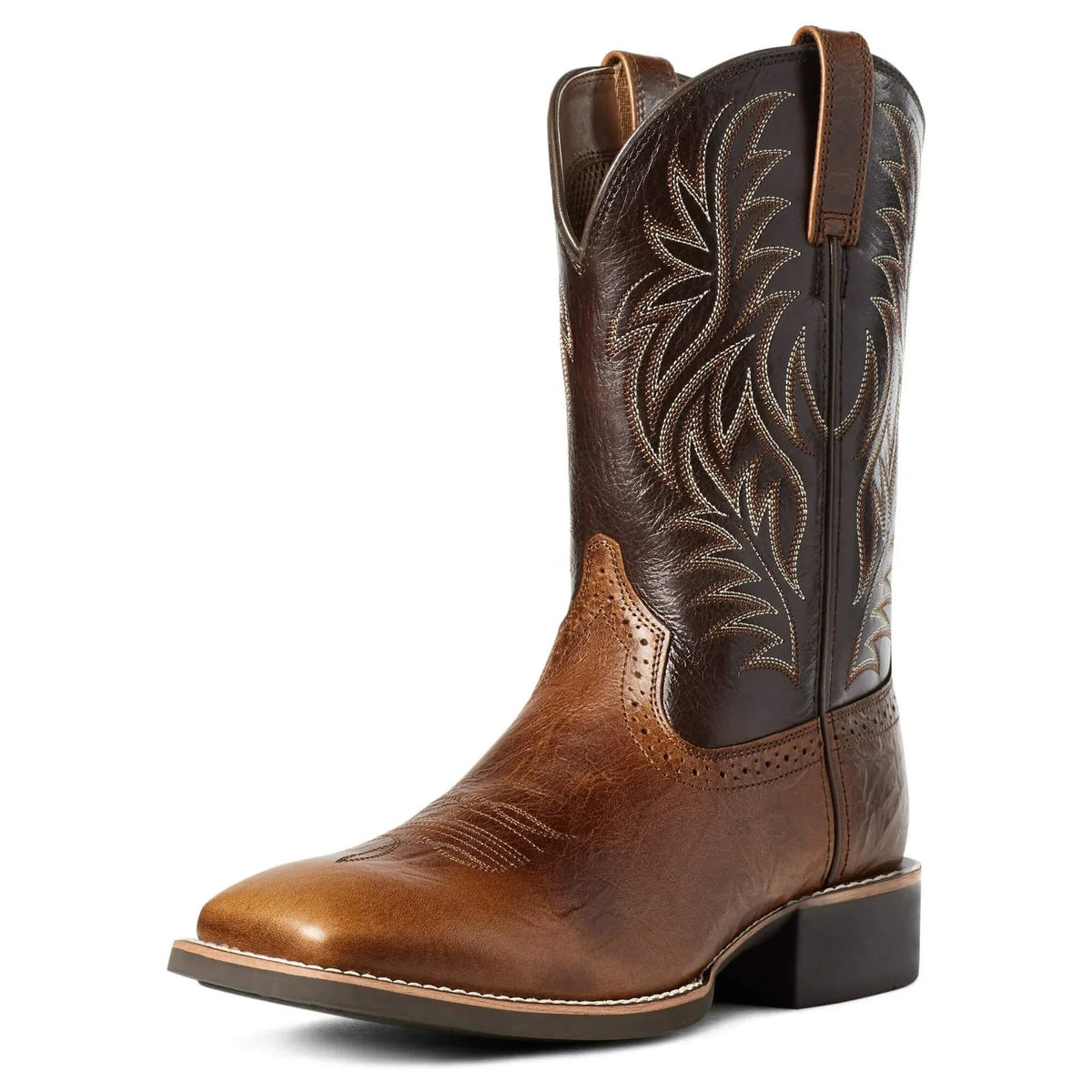 Men's Western Cowboy Boots - Dark brown