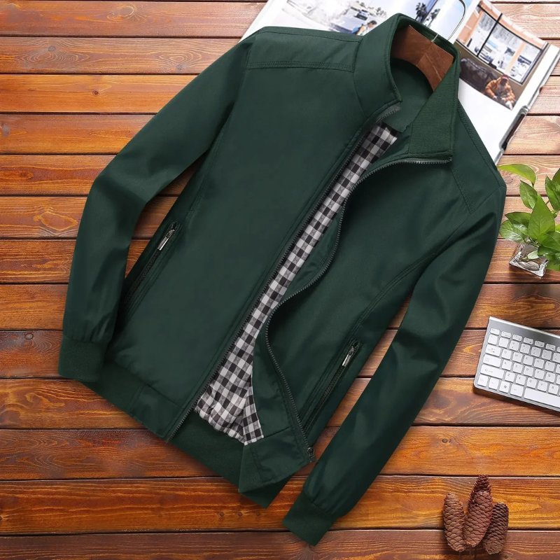 Men's Bomber Jacket - Green