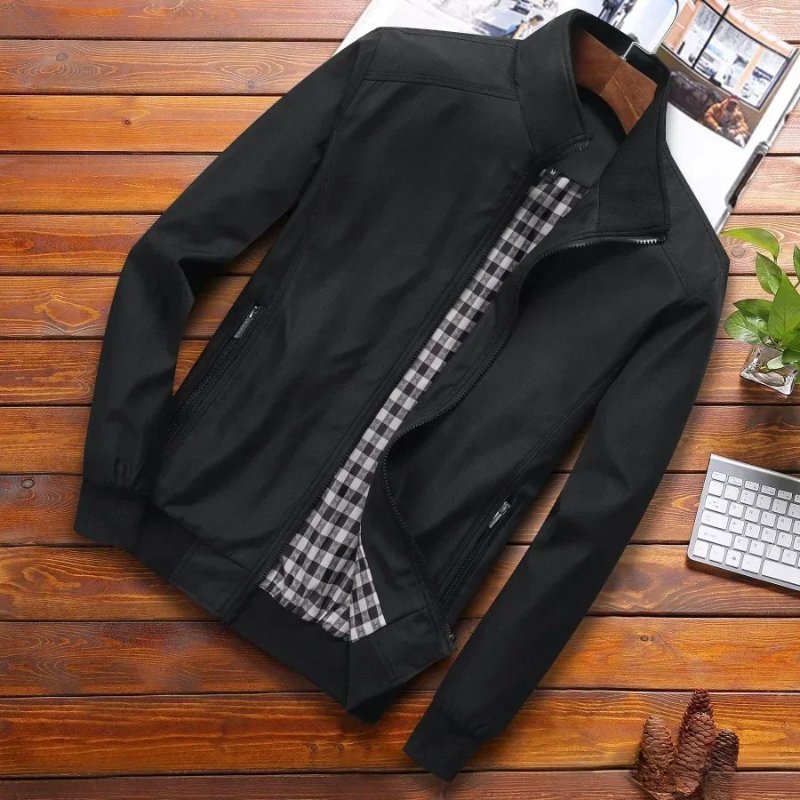 Men's Bomber Jacket - Black