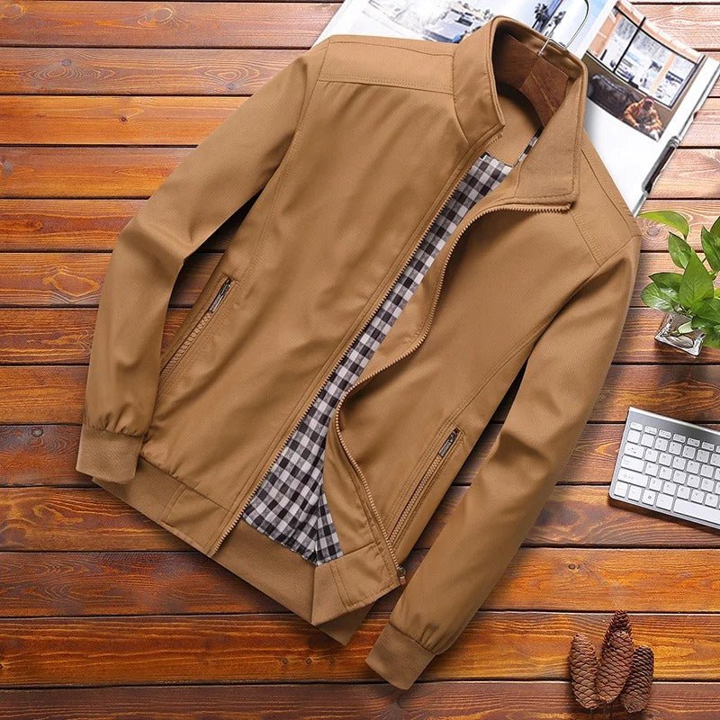 Men's Bomber Jacket - Khaki