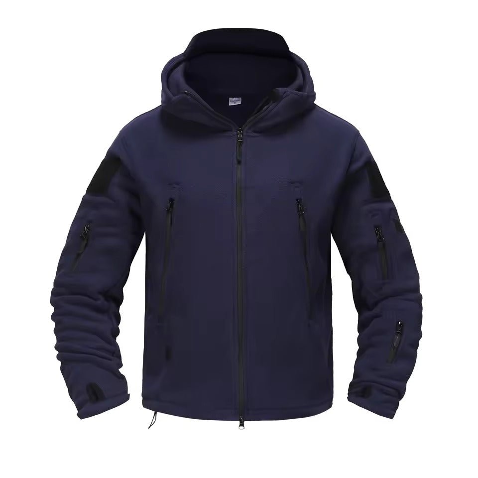 Men's Tactical Fleece Jacket - Navy blue