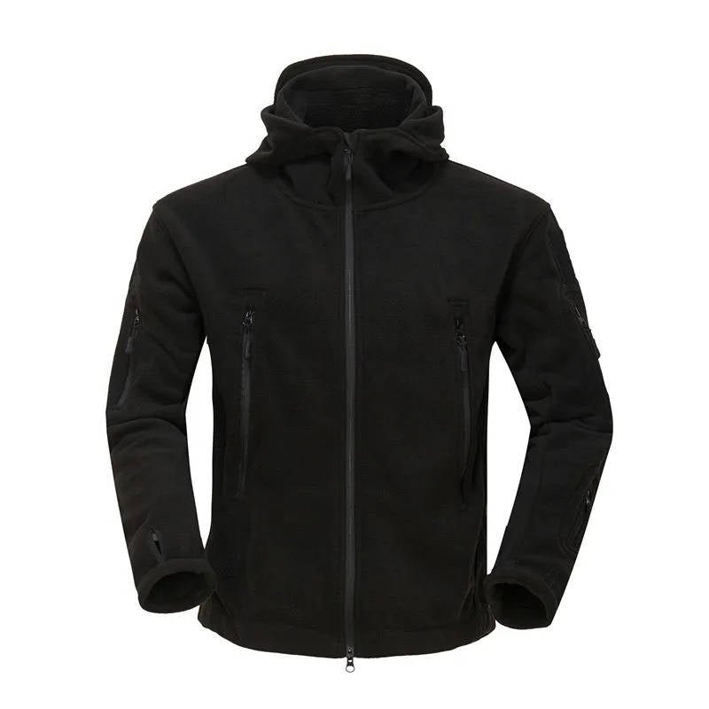Men's Tactical Fleece Jacket - Black