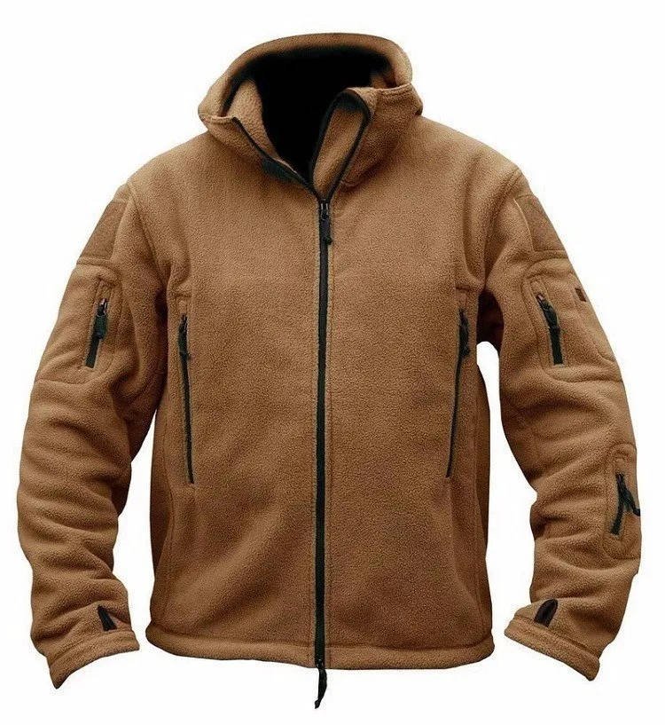 Men's Tactical Fleece Jacket - Khaki