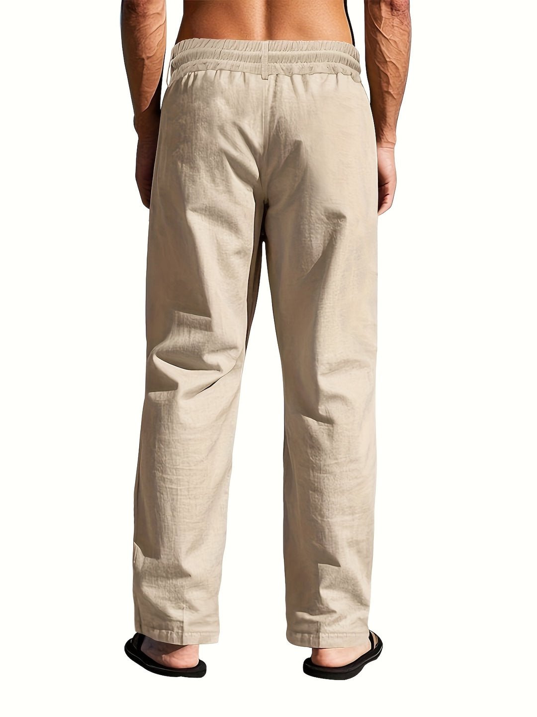 Men's Wide-Leg Drawstring Trousers