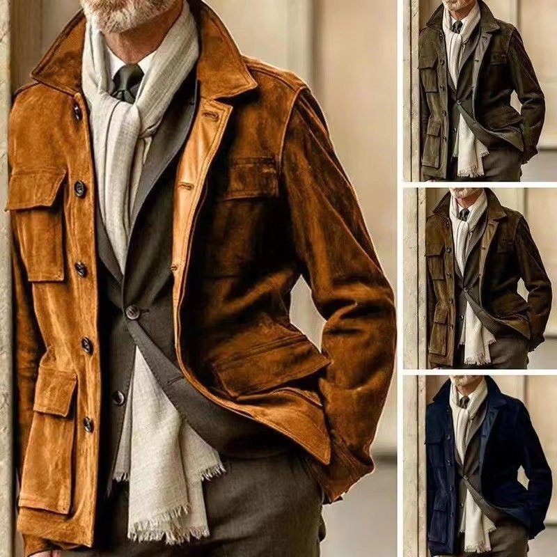 Men's Suede Field Jacket