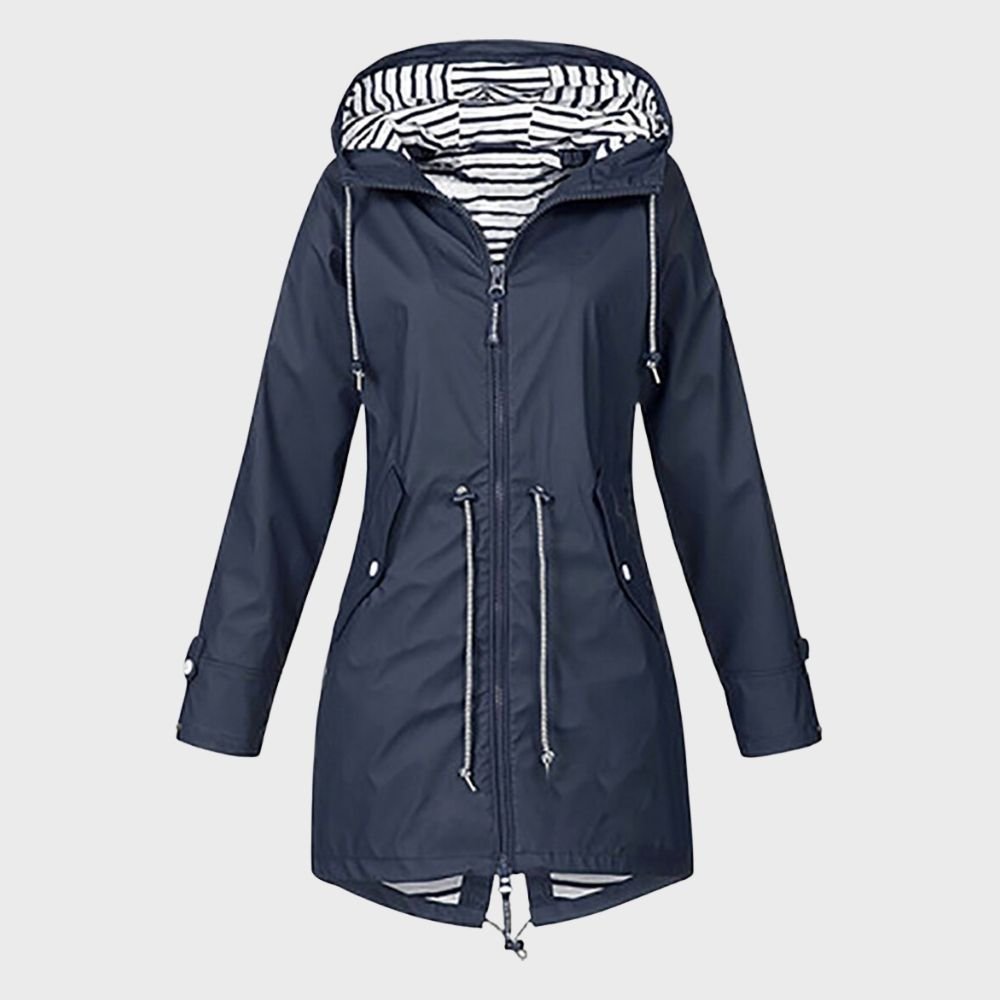 Women's Rain Jacket - Navy Blue