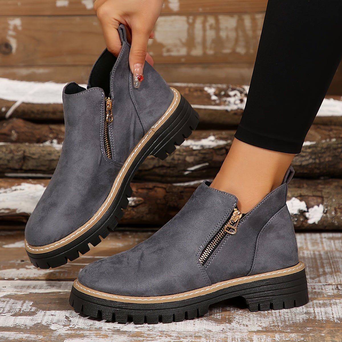 Women's Leopard Ankle Boots
