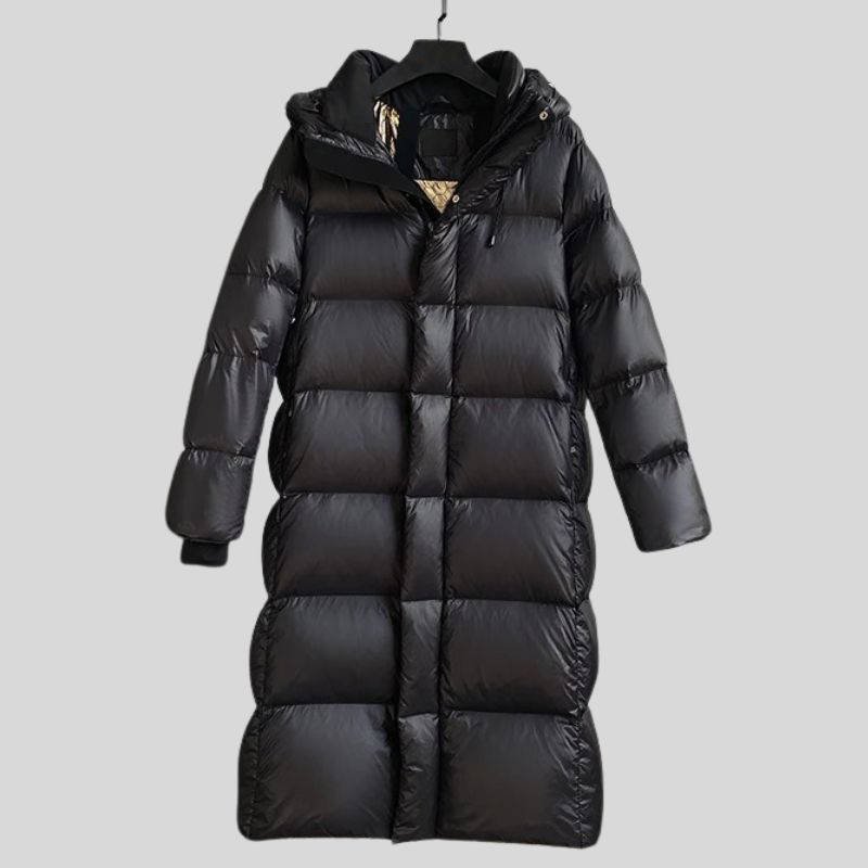 Women's Hooded Long Puffer Coat