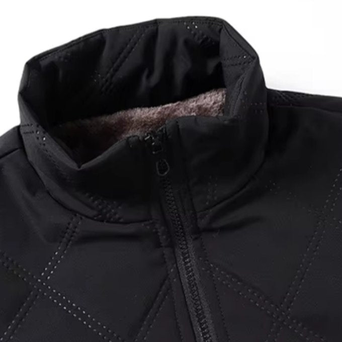 Men's Quilted Bomber Jacket