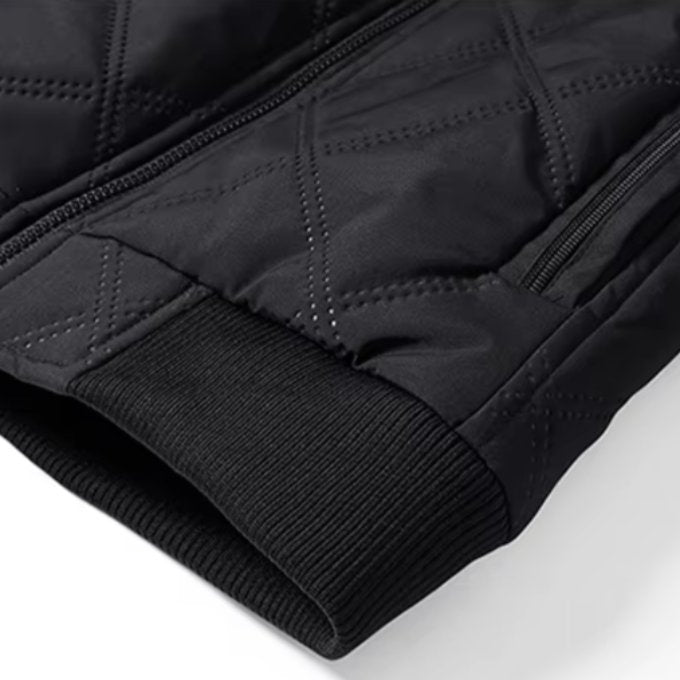Men's Quilted Bomber Jacket