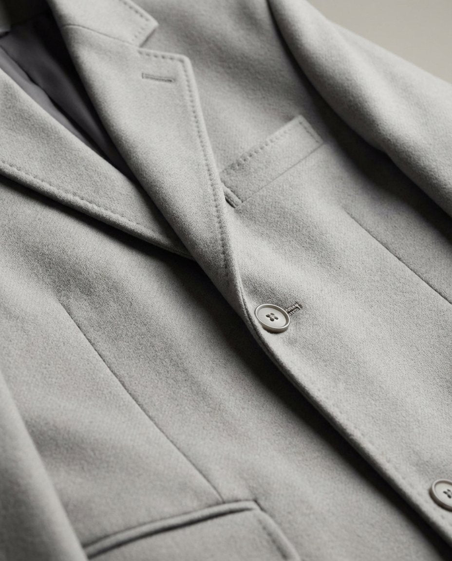 Men's Tailored Wool Blend Overcoat