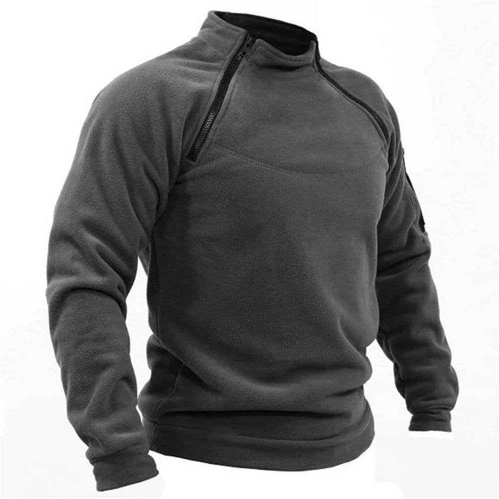 Men's Quarter-Zip Sweatshirt - Black