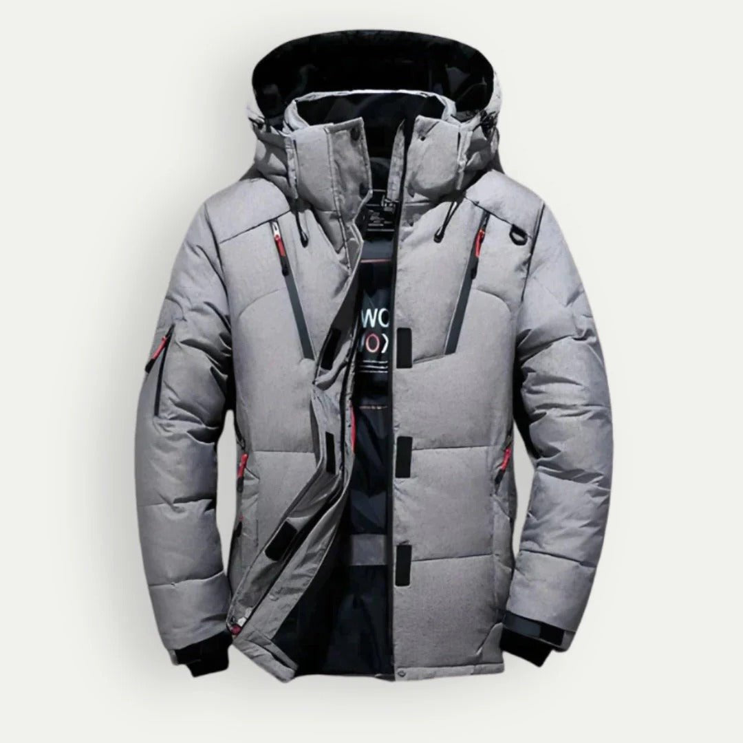 Men's Puffer Jacket - Gray