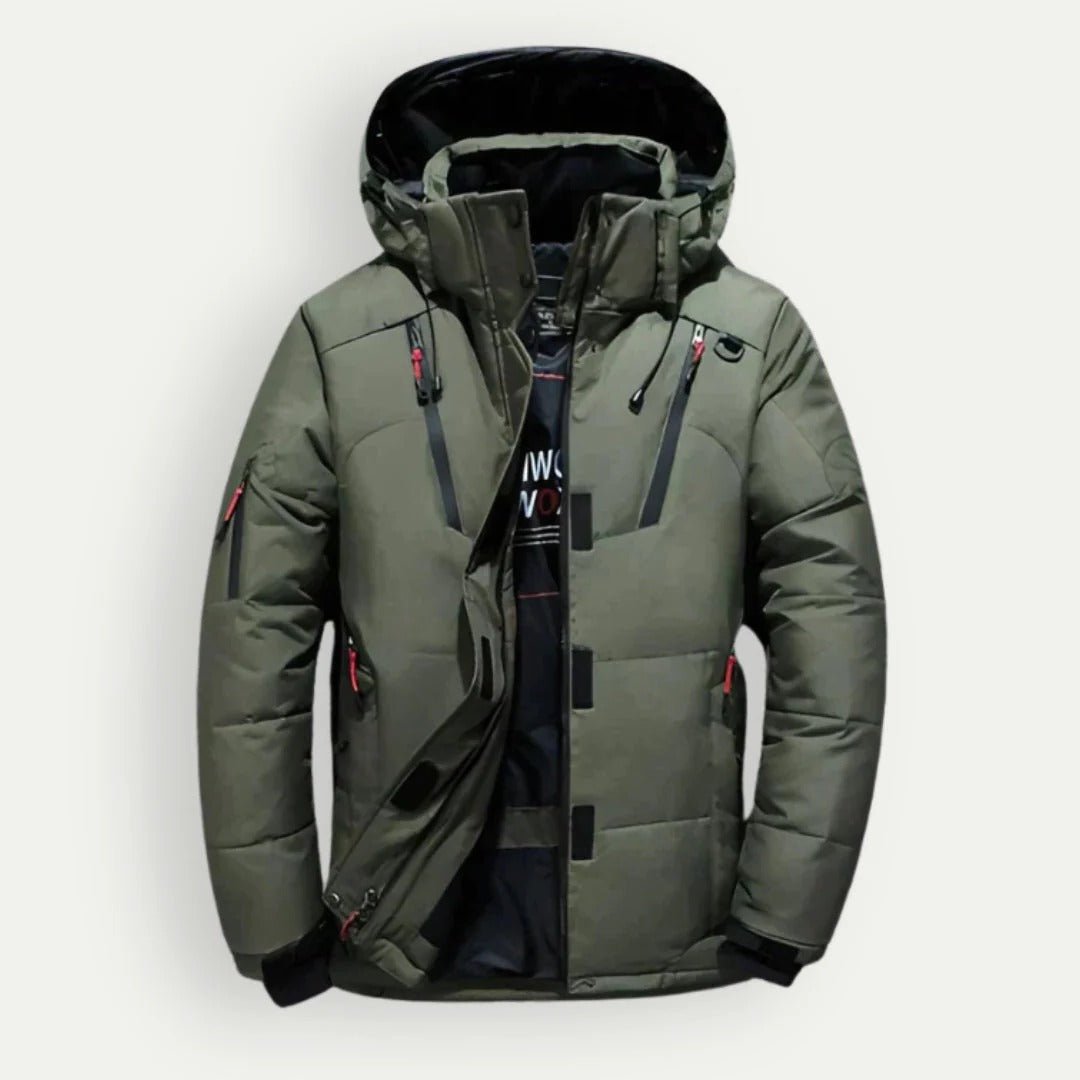 Men's Puffer Jacket - Green