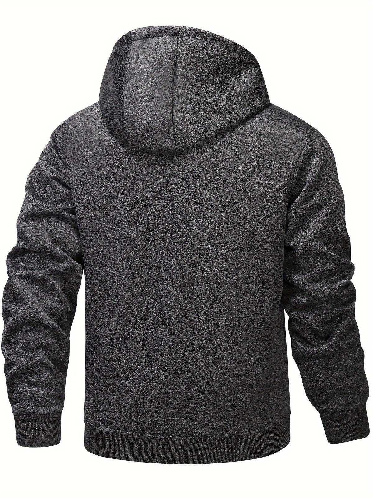 Men's Sherpa-Lined Zip Hoodie