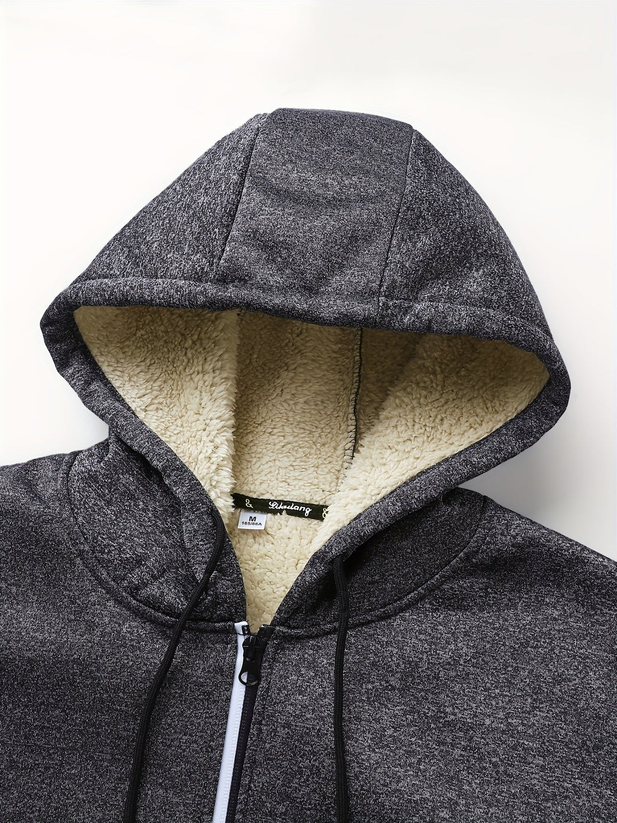 Men's Sherpa-Lined Zip Hoodie