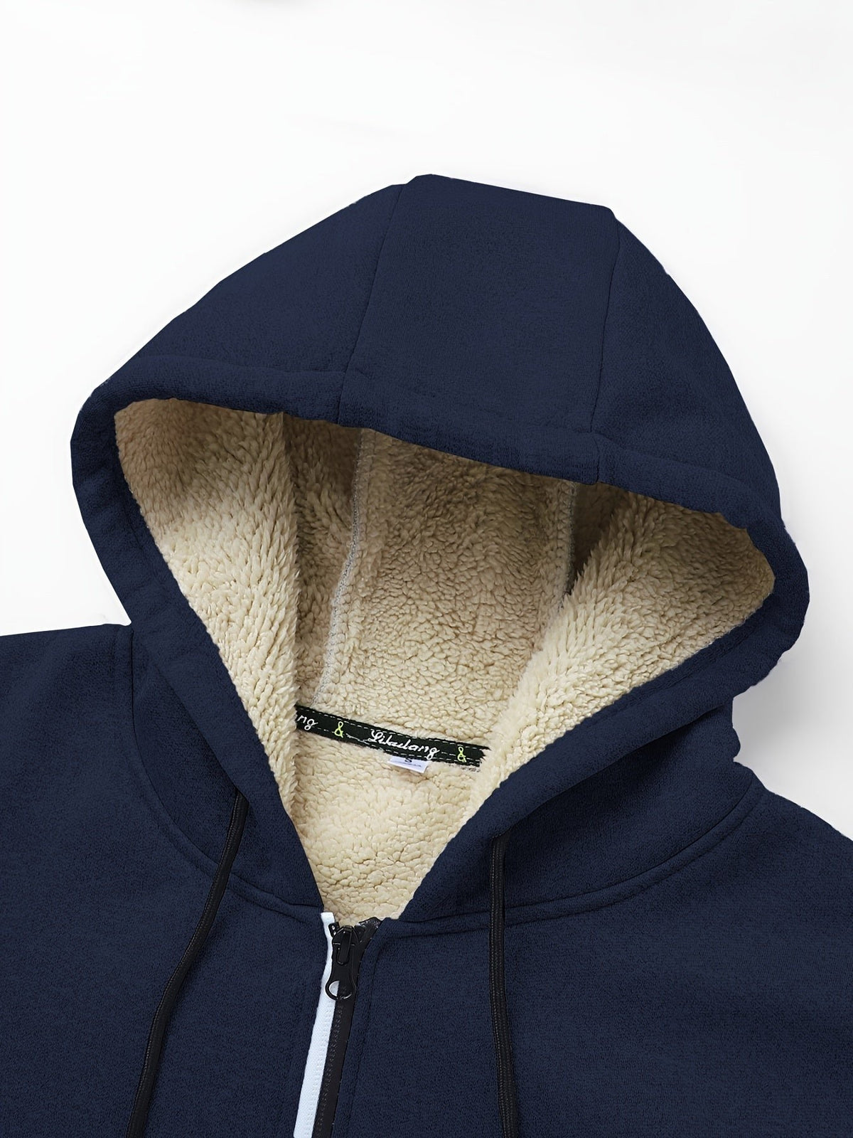 Men's Sherpa-Lined Zip Hoodie