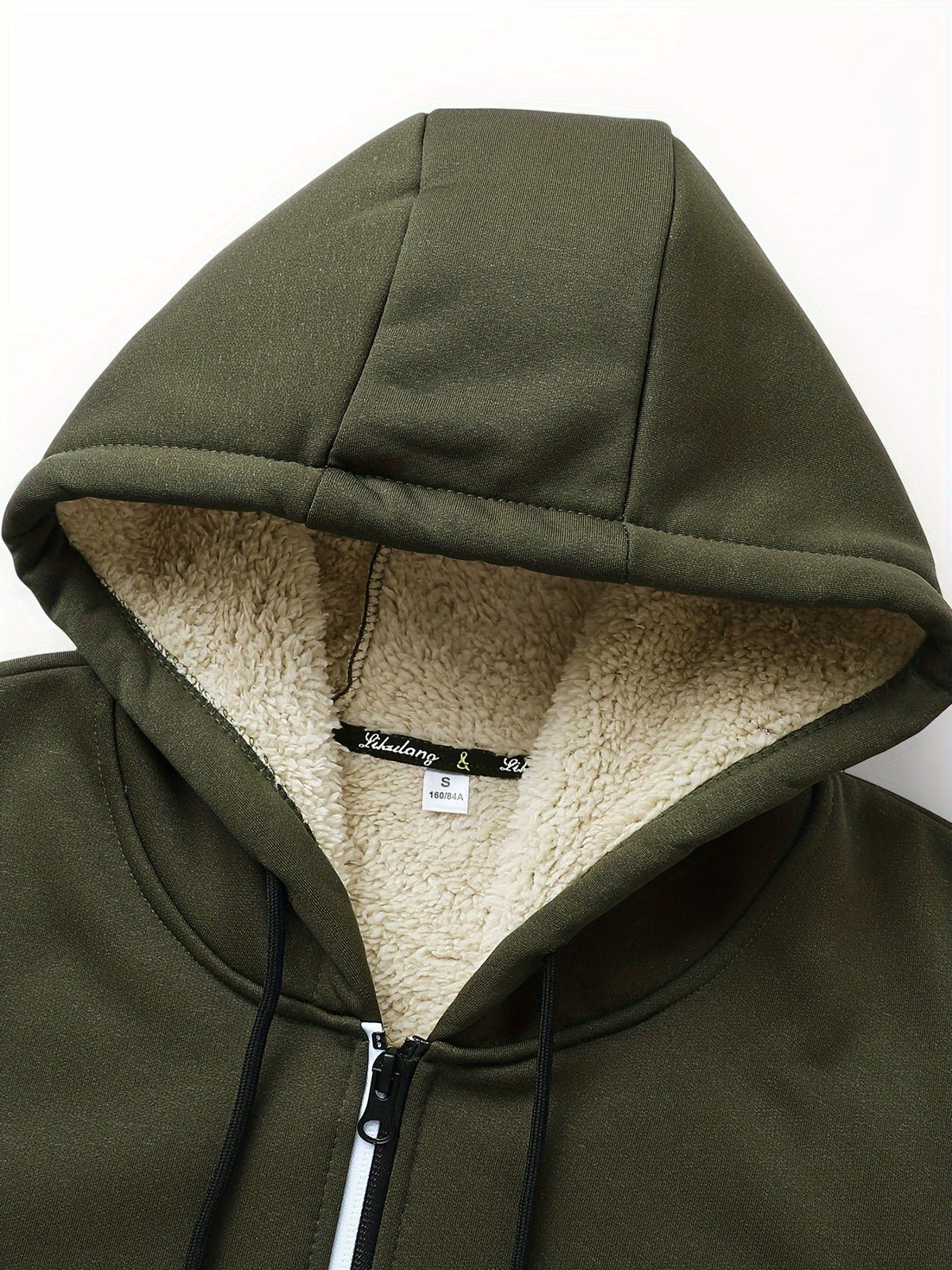 Men's Sherpa-Lined Zip Hoodie