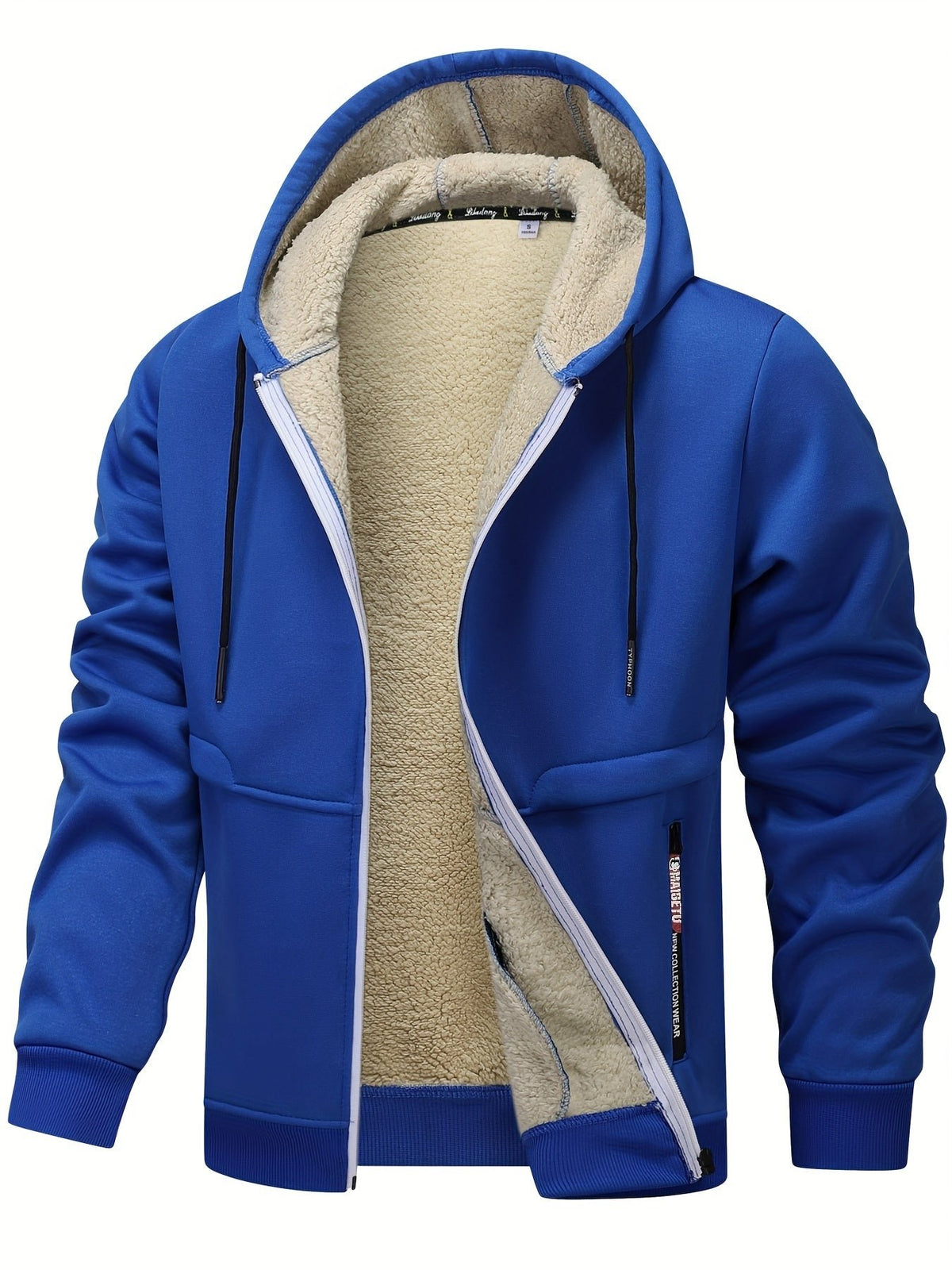 Men's Sherpa-Lined Zip Hoodie