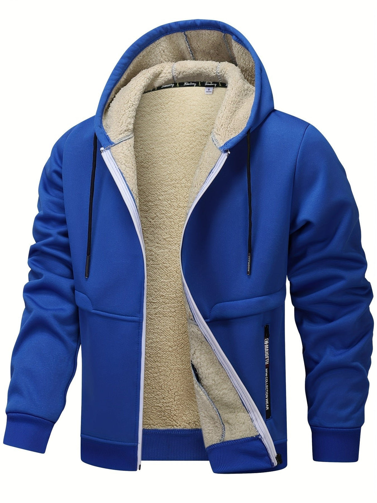 Men's Sherpa-Lined Zip Hoodie
