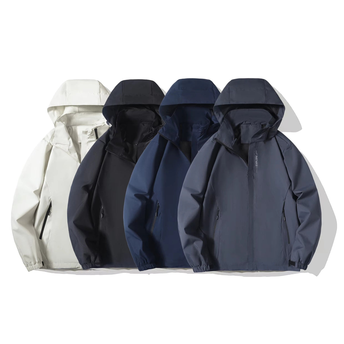 Men's Hooded Windbreaker Jacket