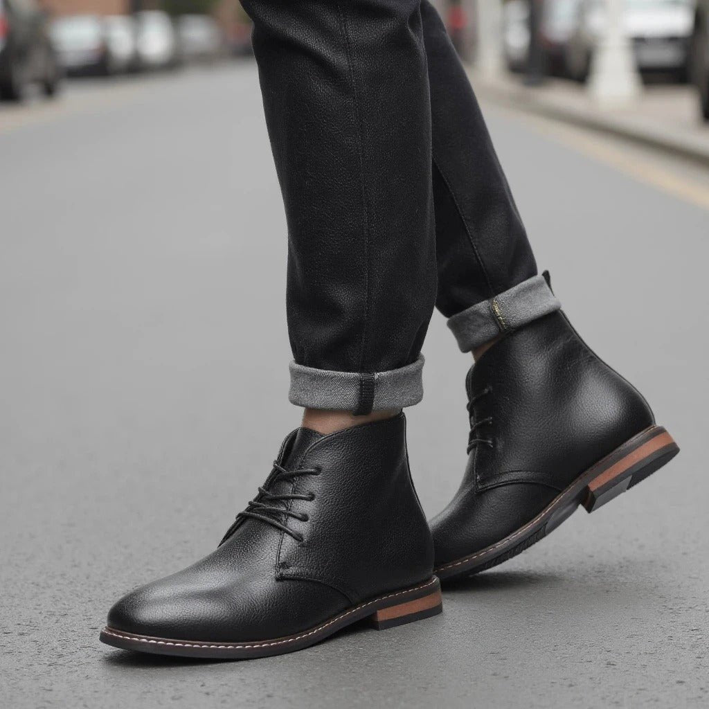 Men's Leather Chukka Boots