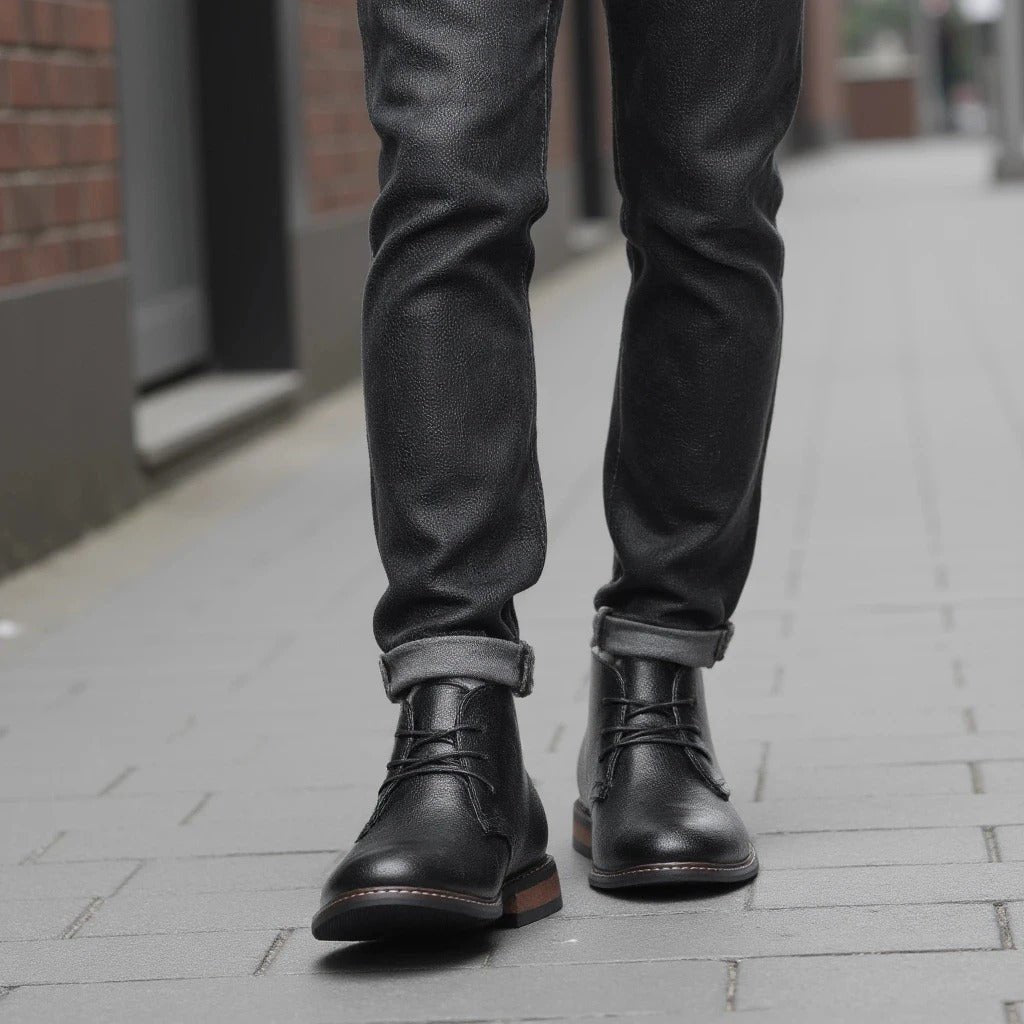 Men's Leather Chukka Boots