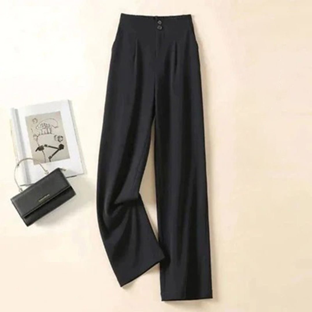Women's High-Waisted Wide-Leg Trousers