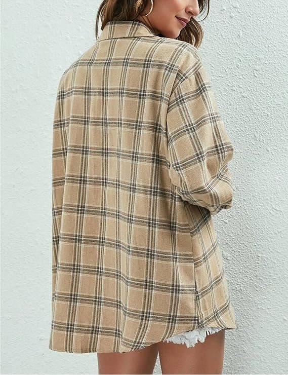 Women's Plaid Flannel Shacket