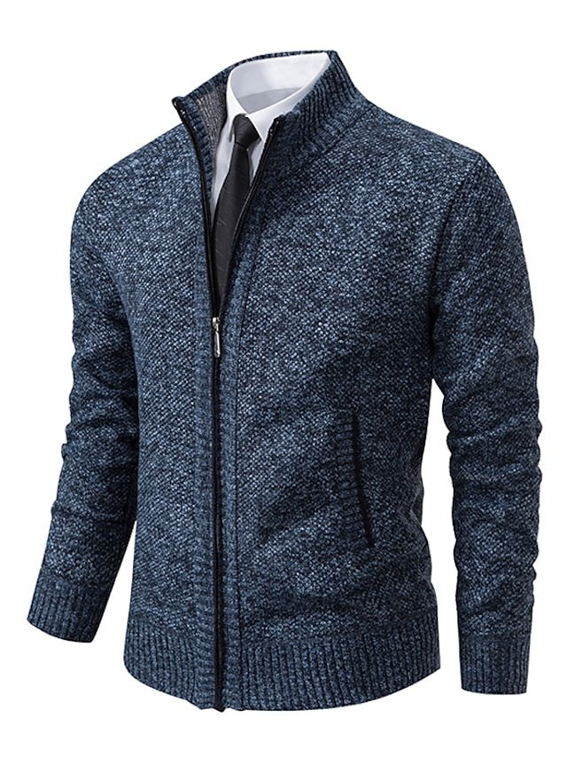 Men's Knit Cardigan - Navy