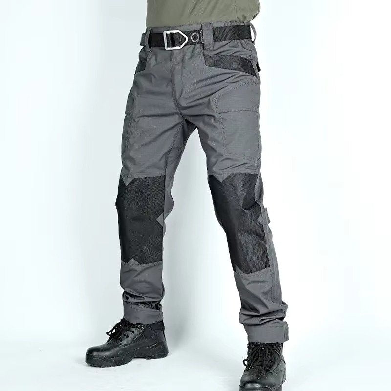 Men's Tactical Cargo Trousers - Gray