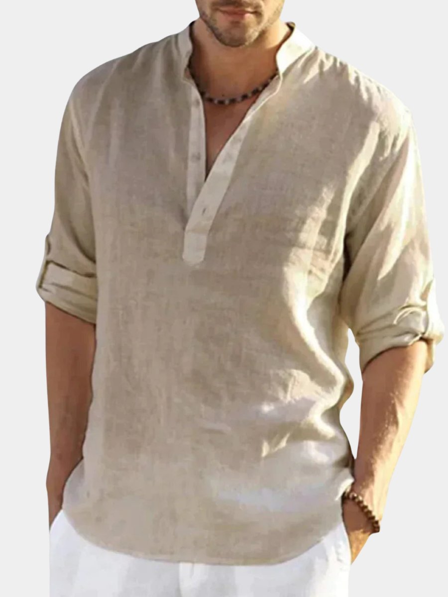 Men's Long Sleeve Beach Shirt