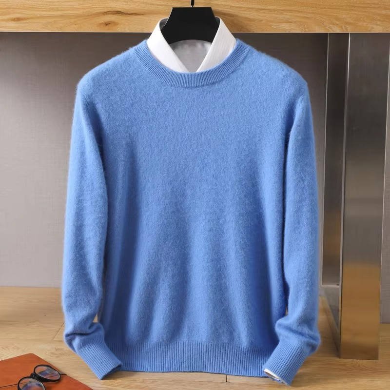 Men's Wool Crew Neck Jumper
