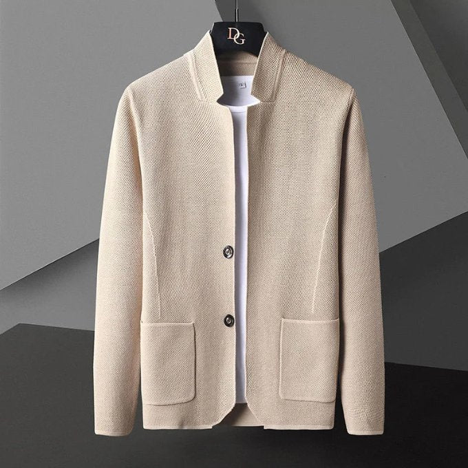 Men's Knit Blazer Cardigan
