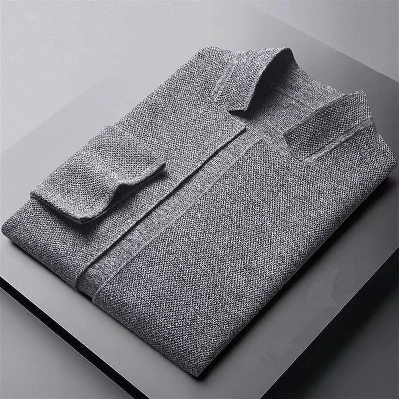 Men's Knit Blazer Cardigan