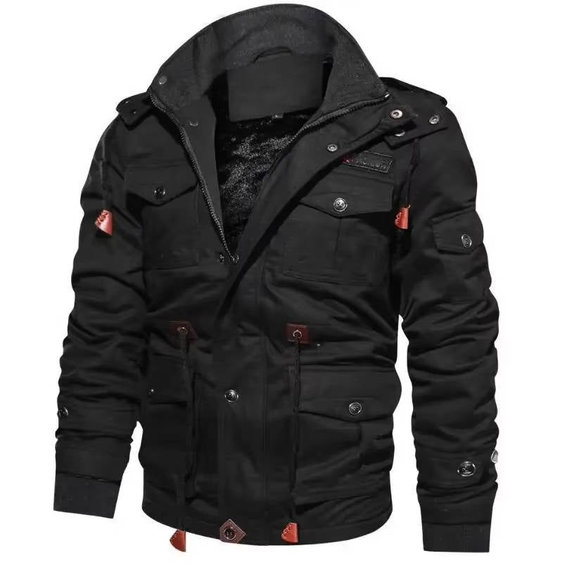 Men's Fleece-Lined Cargo Jacket