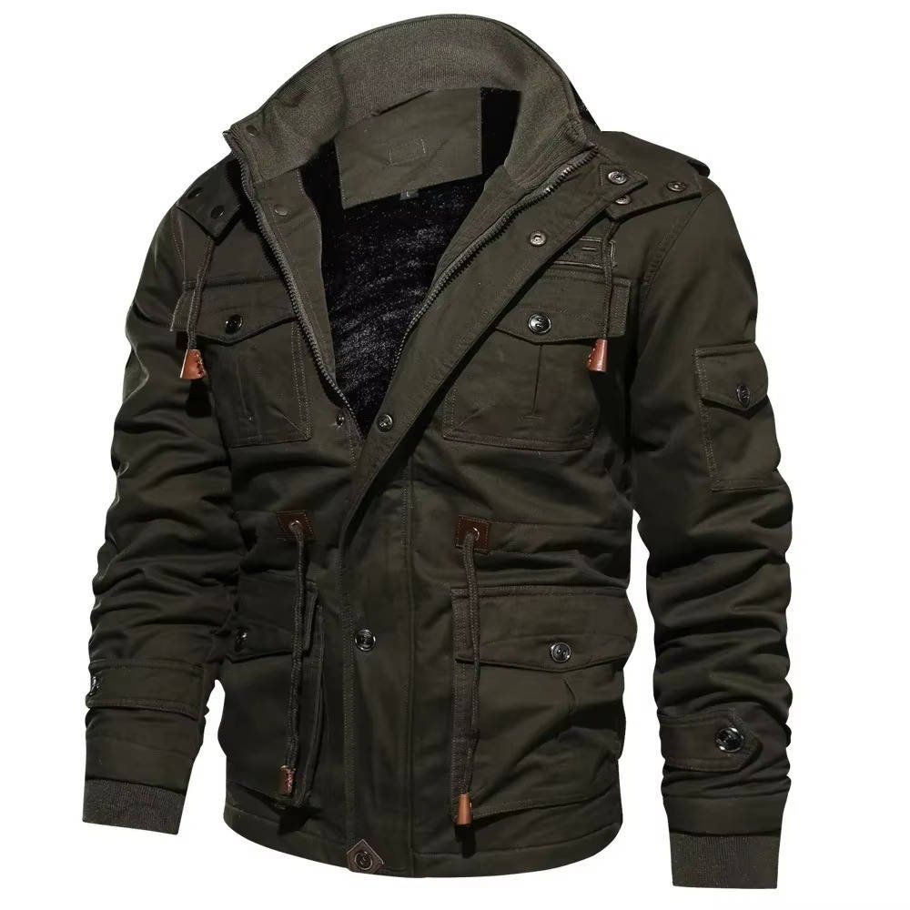 Men's Fleece-Lined Cargo Jacket