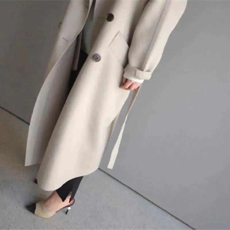 Women's Oversized Wool Wrap Coat