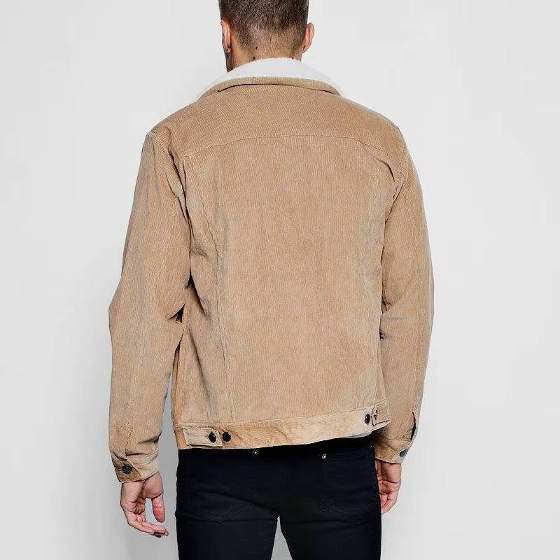 Men's Corduroy Sherpa Trucker Jacket