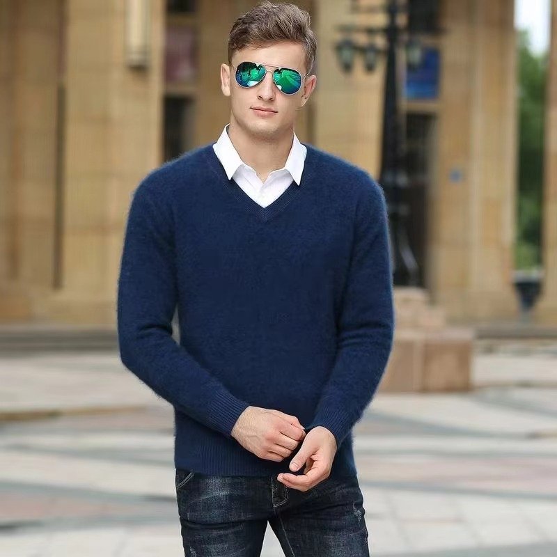 Men's V-Neck Jumper