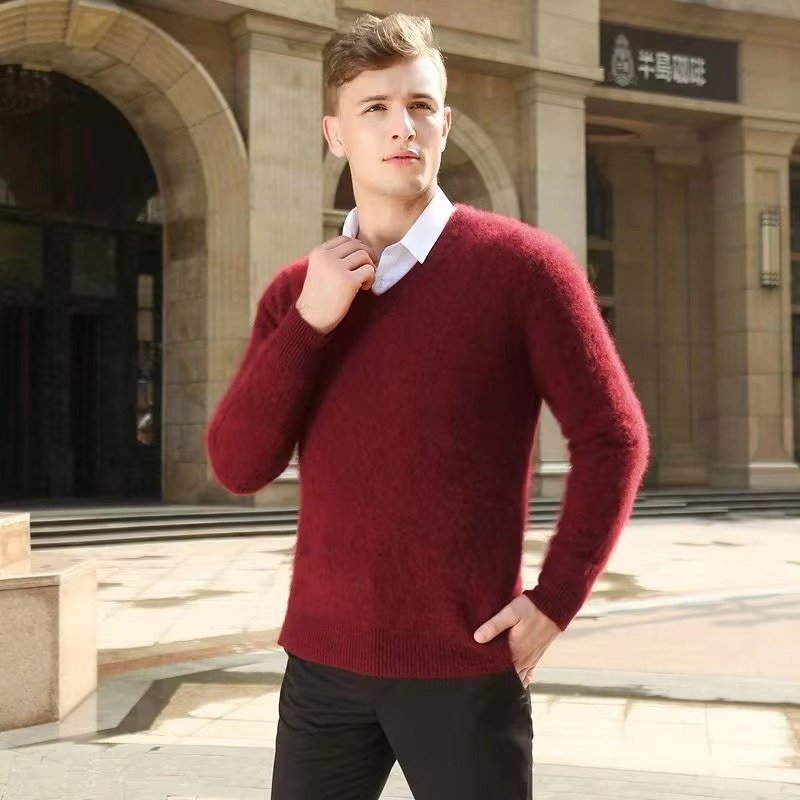 Men's V-Neck Jumper